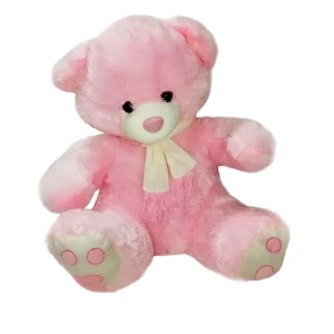 Фотография Медведь в шарфе с розовым ртом 60см