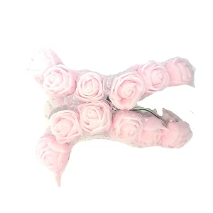 Покупаем с доставкой до Великих Луков Букетик роз (латекс, капрон) 12 голов на проволочках 10 см 5м010