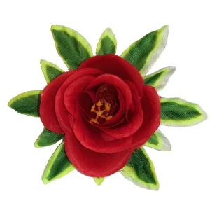 Фото Головка розы Лэйк с листом 5сл 13см 1-1-2 335АБВ-л057-173-128-107 1/28