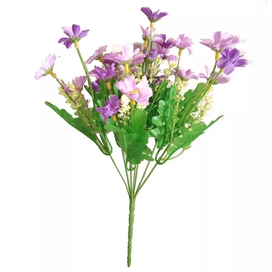 Букет ромашек полевых (7 веток - 20-25 цветков) 911-011 31см фото 2