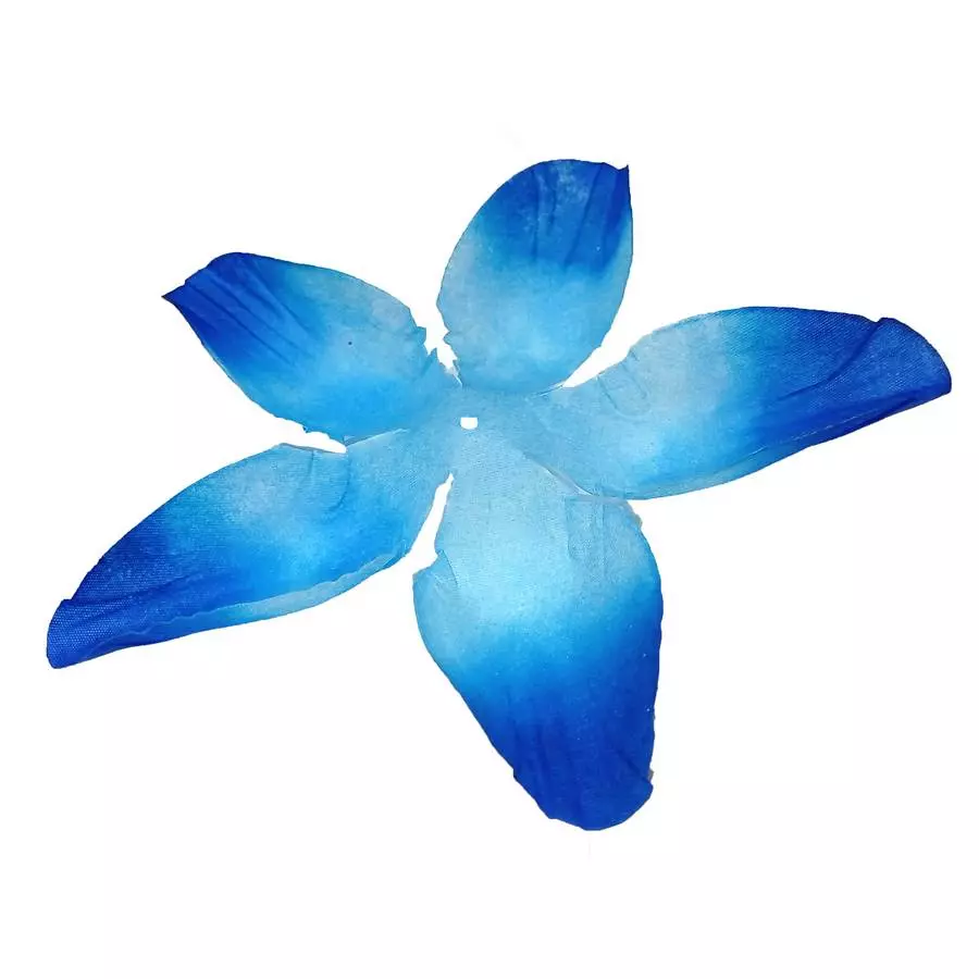 Заг-ка для розы YZ-4 голубая с син.концами 5-кон. узкий 16,3см 1003шт/кг фото 2