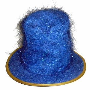 Купить в Норильске Шляпа новогодняя Цветная с дождиком 32х20см
