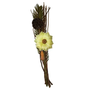 Купить Сухостой с лотосом и цветком 947-005 67см