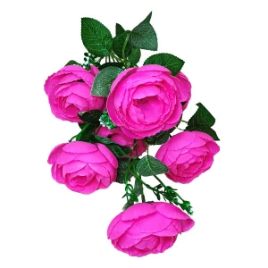 Картинка Букет розы пионовидной 7 голов 45см 571-867