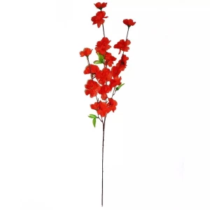 Картинка Ветка сакуры красная 65см