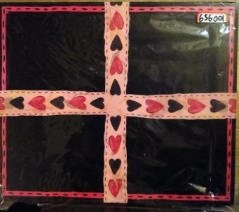 Картинка Набор 10 подарочных коробок крест сердцами