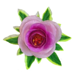 Купить Головка розы Лэйк с листом 5сл 13см 1-1-2 335АБВ-л057-173-128-107 1/28