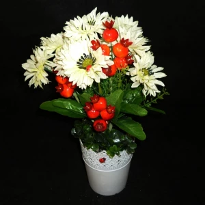 Купить в Йошкар-Оле Букет искусственных цветов в горшке 533