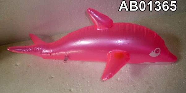 Картинка Надувная фигура Розовый дельфин 53x18x29см