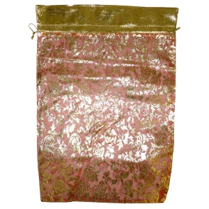 Картинка Мешочек из органзы Red с позолотой 4165 28x40см