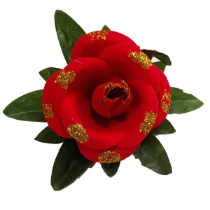 Купить Головка розы Пиппа барх. с листом 4сл 14,5см 1-2 400АБ-л068-201-191-147-107 1/30
