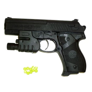 Купить в Великих Луках Пистолет с лазером, подсветкой и пульки HUAHU 319 в пакете