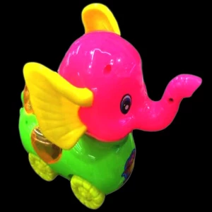 Фотка Игрушка слон пластиковый на колесах 366-5