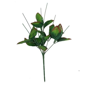 Фотография Подбукетник 7 голов 6 трилистиков розы 44-47см 005-028