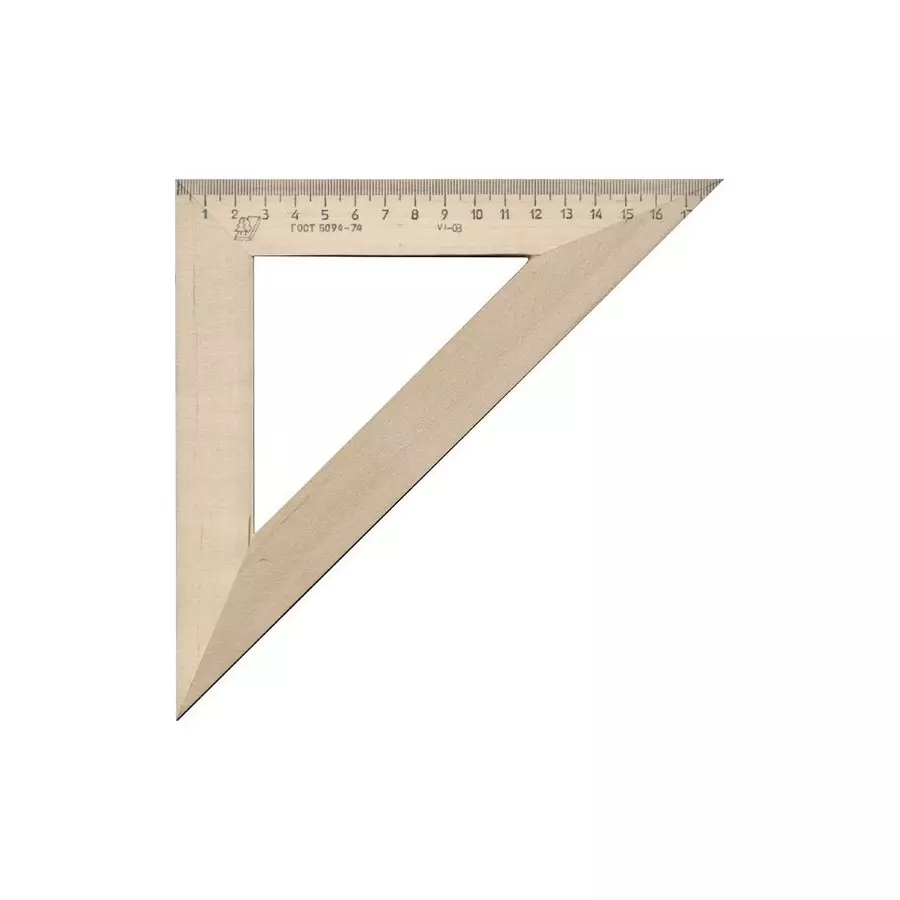 Треугольник Деревянный 45Х180 С15 фото 1