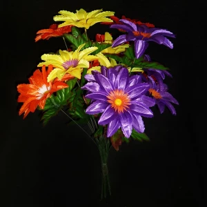 Фото Букет георгинов 5 голов 50см 236-236