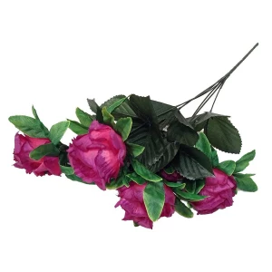 Фотография Букет с розами на 6 голов 49см 466-605
