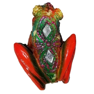 Приобретаем в Йошкар-Оле Сувенир Лягушка цветная с зеркалами 6см