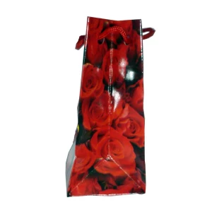 Покупаем по Великим Лукам Пакетик для подарка Красные розы 6x9,5см K-06206