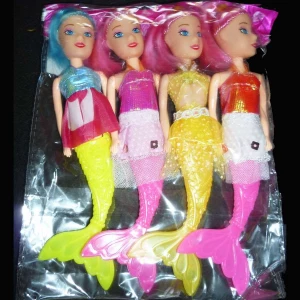 Фотография Набор 4 куклы русалки 62009 3х15см
