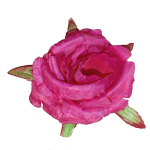 Заказываем в Норильске Головка розы Изолда с листом 6сл 9см 394-л056-198-191-172-107 1/28