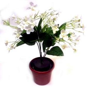 Купить в Норильске Мелкие цветы в горшочке 864-11 12см