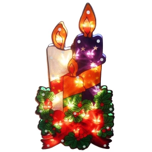 Фотка Световая фигура Рождественские свечи №5156