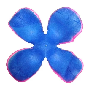 Фото Заг-ка для розы YZ-65 синей с роз.кантом 4-кон. больш. шир. 14,5-17см 814шт/кг
