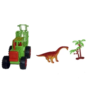 Покупаем с доставкой до  Игр. Трактор и динозавр в прицепе 855A-10