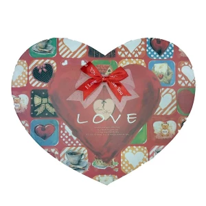 Картинка Коробка в форме сердца Бантик Love 37x30см