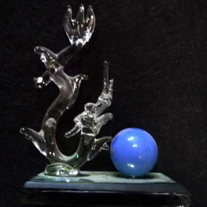 Товар Сувенир Дракон с шариком 3076 стекло 6,5см