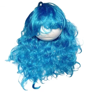 Купить в Архангельске Парик длинные волосы Вьюн Light Blue 50см