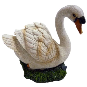 Норильск. Продаётся Сувенир Белый лебедь на траве 4857 13х14,5см