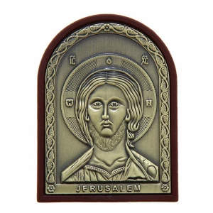Фотография Икона на подставке оттиск Иисус Христос 7858