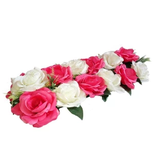 Фото Свадебное украшение для авто 18 роз на каркасе