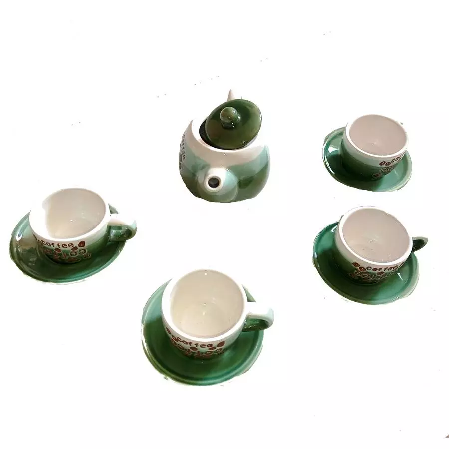 Фотография Набор посуды 10 предметов Coffee Double Green