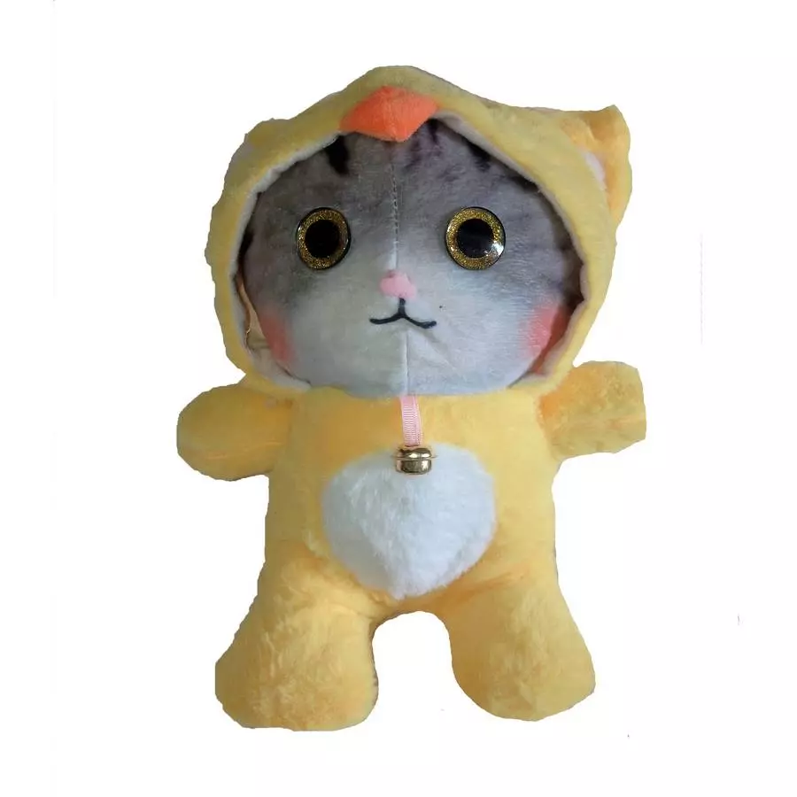 Мягкая игрушка Кот в капюшоне фото 4