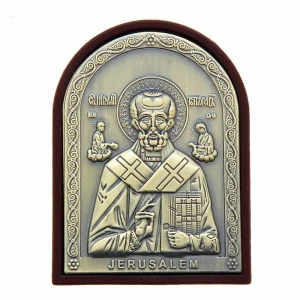 Товар Икона на подставке оттиск Николай Чудотворец 7857