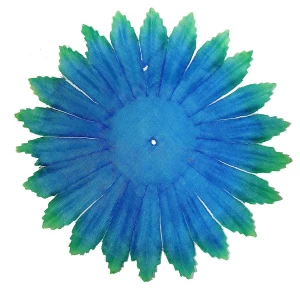 Великие Луки. Продаётся Заготовка для хризантемы 2018-07 Синяя зелён.кант (x1) 13,5см 1325шт/кг