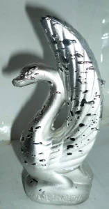 Фотка Сувенир Лебедь серебрянный малый 958 13см
