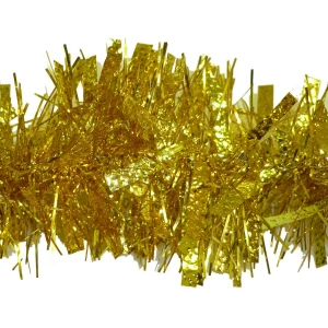 Покупаем  Мишура широкие и узкие золотые иголки 9см 150см