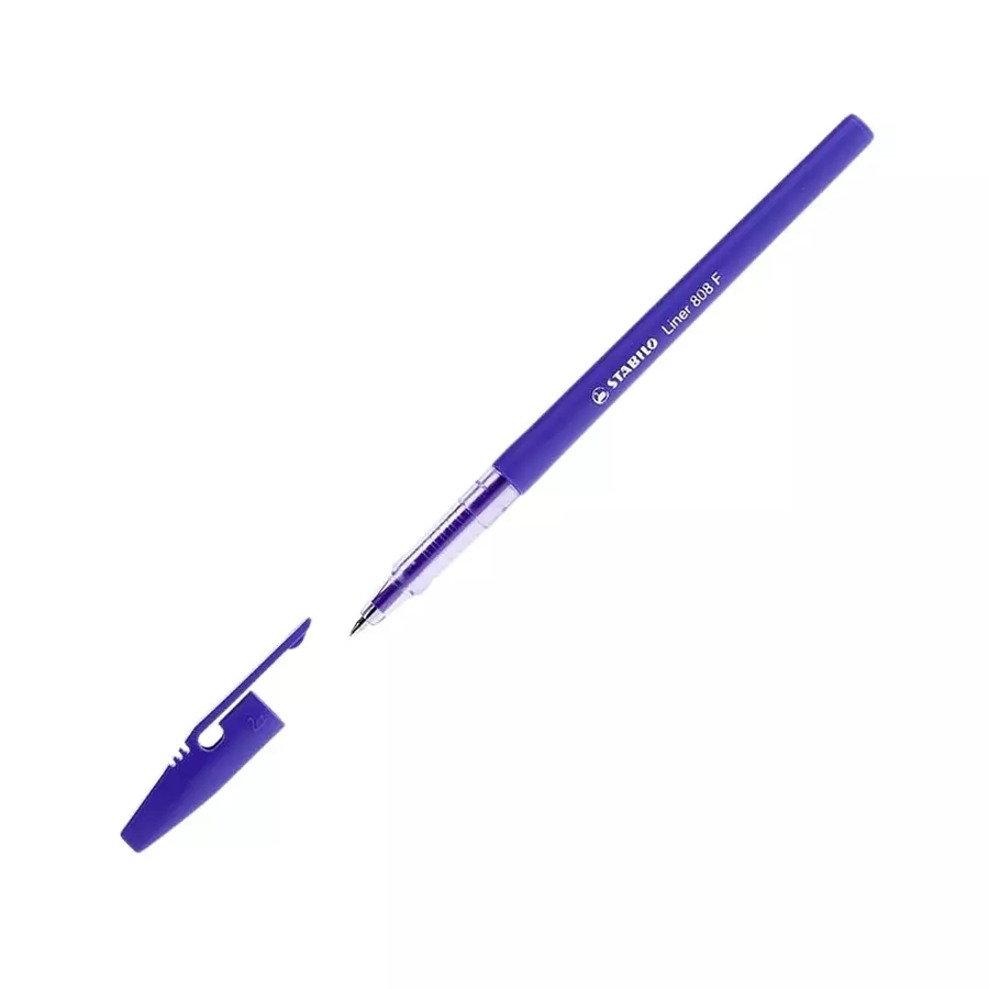 Ручка Шар. "Stabilo" "Liner 808" Фиолет. 0,5 Мм Корпус Фиолет. 808/55-F фото 1