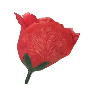 Заказываем в Норильске Головка розы полураскрытый бутон 4сл 7см 1м047