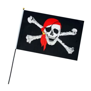Фотка Флаг пират маленький 20x30см