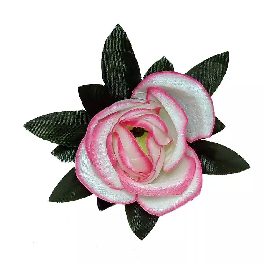 Фотография Головка розы Ювента 4сл с листом 13см 2-1 437АБ-л071-191-148-172 1/28
