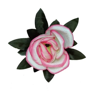 Фотка Головка розы Ювента 4сл с листом 13см 2-1 437АБ-л071-191-148-172 1/28