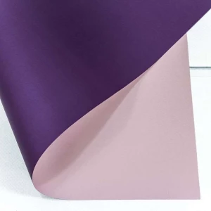 Фотка Пленка глянцевая 2-х сторонняя Тёмно-фиолетовый/Розовый 60мкм (20 листов) 45см x 40см 001314/4