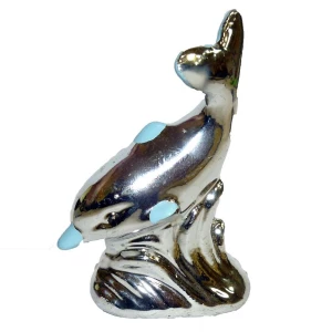 Приобретаем  Сувенир Дельфин серебро с голубым 3106 7,5см