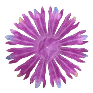 Фото Заг-ка для хризантемы YZ-10 фиолетов с син.пятнами 18,5см 620шт/кг
