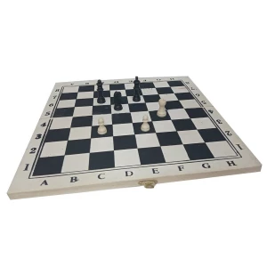 Фотография Шахматы с пласт.фигурами 33,5x16,5см